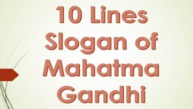 10 lines slogan of Mahatma Gandhi
