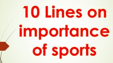 10 Lines on importance of sports