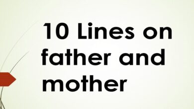 10 lines on father and mother