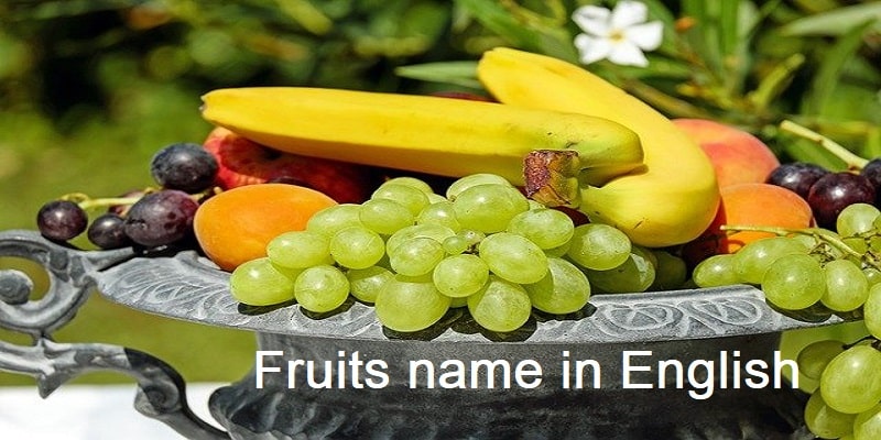 Fruits name in English