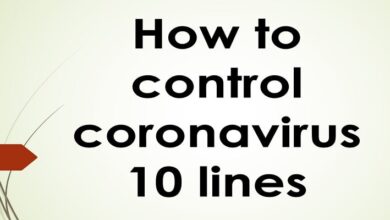 How to control coronavirus 10 lines