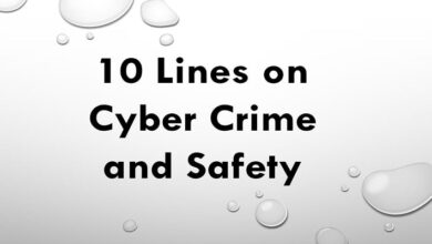 10 lines on cyber crime and safety