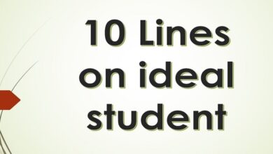 10 lines on ideal student