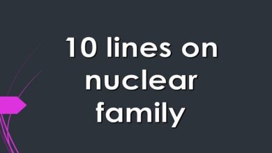 10 lines on nuclear family