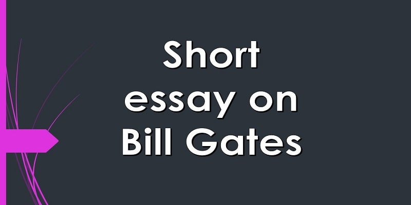 bill gates essay example