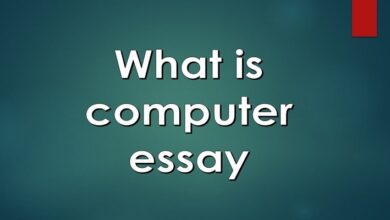 What is computer essay