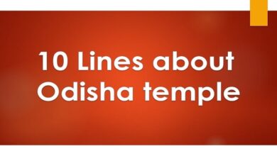 10 Lines about Odisha temple