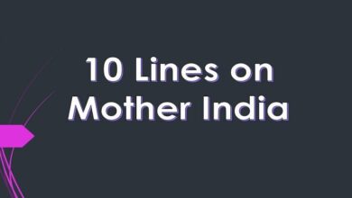 Few lines on Mother India