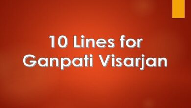 Some Lines for Ganpati Visarjan