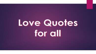 Love Quotes in English