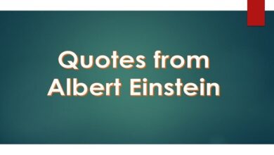 Quotes from Albert Einstein