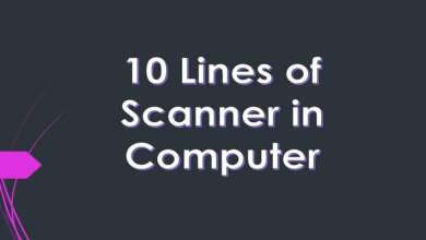 10 Lines of Scanner in Computer