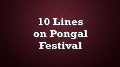 10 Lines on Pongal Festival