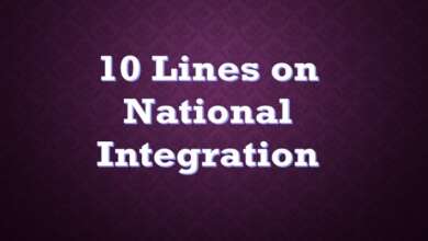10 Lines on National Integration