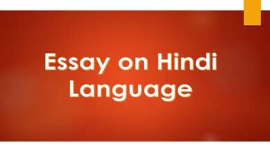 Essay on Hindi Language in English