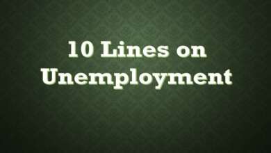 10 Lines on Unemployment