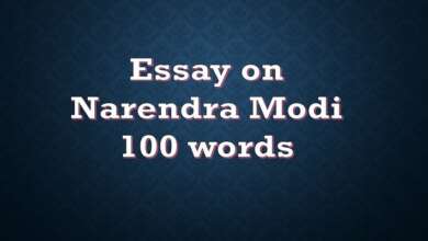 Essay on Narendra Modi about 100 words