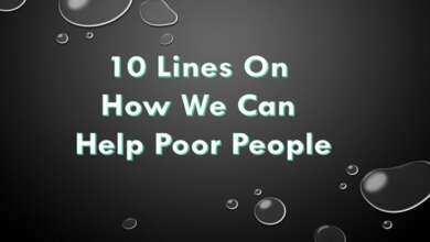 10 Lines On How We Can Help Poor People