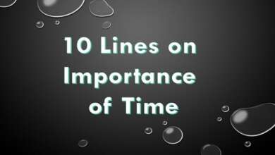 10 Lines on Importance of Time