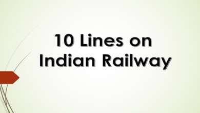 10 Lines on Indian Railway