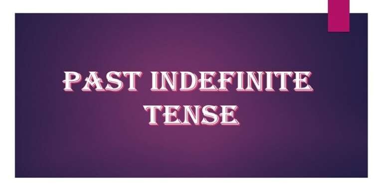 Past Indefinite Tense Exercises With Answers Pdf