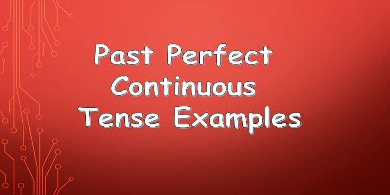 Past Continuous Tense Exercises with Answers in English (PDF)