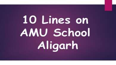 10 Lines on AMU School Aligarh