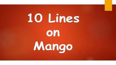 10 Lines on Mango