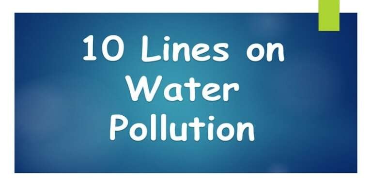 10 Lines on Pollution in English for Kids and Students