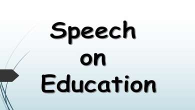 Speech on Education