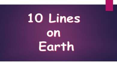 10 Lines on Earth
