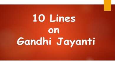 10 Lines on Gandhi Jayanti