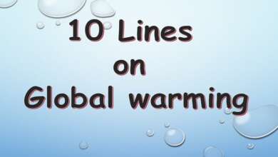 10 Lines on Global warming
