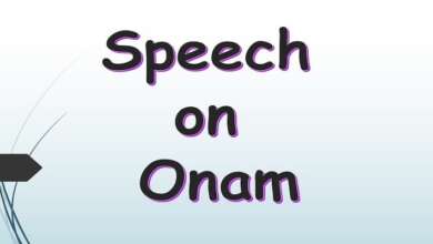 speech on onam