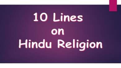 10 Lines on Hindu Religion