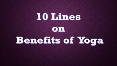 10 Lines on Benefits of Yoga