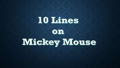 10 Lines on Mickey Mouse