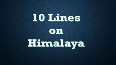 10 Lines On Himalaya